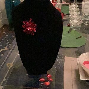 Red Sequin Pin